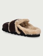 Steve Madden пантофи дамски от велур Bomb-SM кафяви 11005767