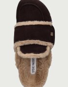 Steve Madden пантофи дамски от велур Bomb-SM кафяви 11005767