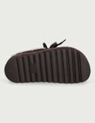 Steve Madden пантофи дамски от велур Cuddly кафяви 11005708