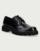 Steve Madden половинки обувки мъжки от кожа Motala черни 12000979