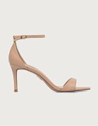 Steve Madden сандали с висок ток от кожа Necy бежови 11005710