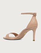 Steve Madden сандали с висок ток от кожа Necy бежови 11005710
