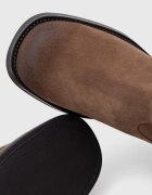 Steve Madden Велурени ботуши Banner в кафяво с равна подметка SM11003092