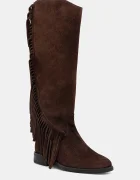 Steve Madden Велурени ботуши Nigella