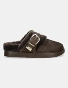 Steve Madden Велурени чехли Cozy Up в кафяво 11004964