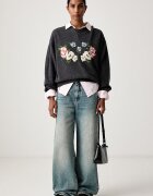 Stine Goya пуловер дамски с вълна сив SG-AW26-K099-2469