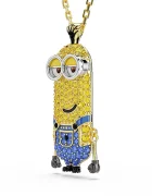 Swarovski колие с висулка дамско от позлатен модел с кристал MINIONS 5743384