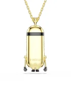 Swarovski колие с висулка дамско от позлатен модел с кристал MINIONS 5743384