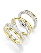 Swarovski Пръстен HYPERBOLA (3 броя) 5740413