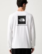 The North Face блуза с дълги ръкави с памук EVOLUTION бяла NF0A8B68FN41