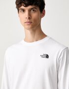 The North Face блуза с дълги ръкави с памук EVOLUTION бяла NF0A8B68FN41