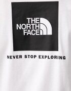 The North Face блуза с дълги ръкави с памук EVOLUTION бяла NF0A8B68FN41