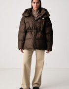 The North Face капитонирано яке дамско Puffer кафяво NF0A8J6HNMF1