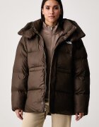 The North Face капитонирано яке дамско Puffer кафяво NF0A8J6HNMF1