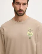 The North Face Памучен суичър Connect Relaxed мъжки в кафяво с принт NF0A8E3ZBOX1