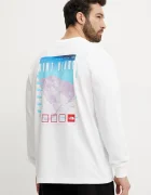 The North Face Памучна блуза с дълги ръкави Axys