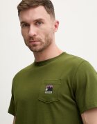The North Face Памучна тениска GRAPHIC в зелено с принт NF0A8GUUBRI1