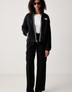 The North Face поларен суичър дамски Fleeski Fz Jacket черен NF0A88Z2JK31