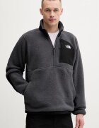 The North Face поларен суичър мъжки Yumiori Off Peak сив NF0A8FKPMN81