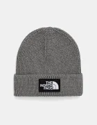 The North Face Шапка TNF Logo Box в сиво NF0A8CHEDYY1