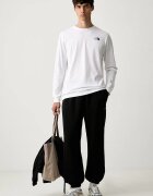 The North Face спортен панталон мъжки с памук Essential черен с висока талия NF0A8CWCJK31