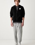 The North Face спортен панталон мъжки с памук сив NF0A8JB0CQO1
