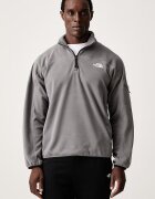 The North Face спортен суичър мъжки от полар MOUNTAIN ATHLETICS сив NF0A8J8P0UZ1