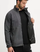 The North Face спортен суичър от полар Glacier Heavyweight сив NF0A89JGU8M1