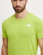 The North Face Спортна тениска Lightning Alpine в зелено с изчистен дизайн NF0A87H71MO1