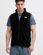 The North Face суичър без ръкави мъжки GLACIER черен NF0A8DQNJK31