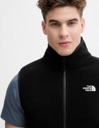 The North Face суичър без ръкави мъжки GLACIER черен NF0A8DQNJK31