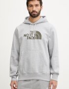The North Face Суичър Drew Peak мъжки в сиво с качулка с меланжов десен NF0A89EM6RS1