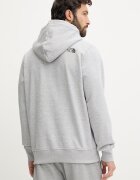 The North Face Суичър Drew Peak мъжки в сиво с качулка с меланжов десен NF0A89EM6RS1