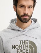 The North Face Суичър Drew Peak мъжки в сиво с качулка с меланжов десен NF0A89EM6RS1