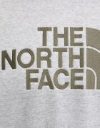 The North Face Суичър Drew Peak мъжки в сиво с качулка с меланжов десен NF0A89EM6RS1