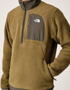 The North Face суичър мъжки от полар Yumiori зелен NF0A8FKPRL21