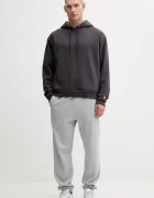 The North Face Суичър Redbox мъжки в сиво с качулка с изчистен дизайн NF0A8EFZ0SA1