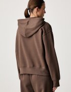 The North Face суичър с качулка дамски с памук Essential кафяв NF0A8HBX1OI1