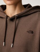 The North Face суичър с качулка дамски с памук Essential кафяв NF0A8HBX1OI1