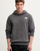The North Face суичър с качулка мъжки от памук 1966 MOTION сив NF0A8GAJRHI1