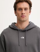 The North Face суичър с качулка мъжки от памук Essential Light сив NF0A8GQDRHI1