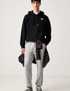 The North Face суичър с качулка с памук Essential черен NF0A8FX9JK31