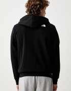 The North Face суичър с цип и качулка мъжки с памук Box Regular черен NF0A8JAZJK31
