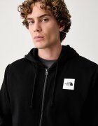 The North Face суичър с цип и качулка мъжки с памук Box Regular черен NF0A8JAZJK31