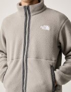 The North Face суичър с цип мъжки от полар Fleeski Fz Jacket сив NF0A88XQ2MB1