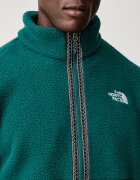 The North Face суичър с цип мъжки от полар Fleeski Fz Jacket тюркоазен NF0A88XQN4J1