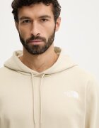 The North Face Суичър Simple Dome мъжки в бежово с качулка с изчистен дизайн NF0A89FCDOM1