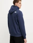 The North Face Суичър Simple Dome в тъмносиньо с качулка с принт NF0A89FC8K21