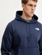 The North Face Суичър Simple Dome в тъмносиньо с качулка с принт NF0A89FC8K21