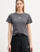 The North Face тениска basic дамска от памук Essential сива NF0A8GR1RHI1